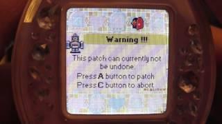 Tamagotchi P's 1st firmware patch (disable deco pierce auto removal)