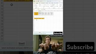 Excel TRANSPOSE Formula Secret Trick I No Copy-Paste Needed ! @jms_computer_institute