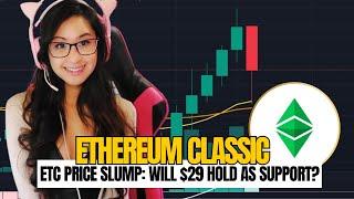 ETHEREUM CLASSIC Price Prediction -  ETC Price Slump: Will $29 Hold as Support?