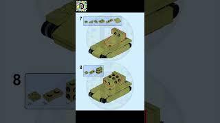 Инструкция на мини ТОС-1А Солнцепёк из Лего Instructions for the mini HFS-1A Solntsepek Lego #shorts