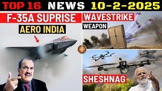 Indian Defence Updates : F-35 Surprise India,Sheshnaag Swarm System,Tata New UGV,Wavestrike Weapon