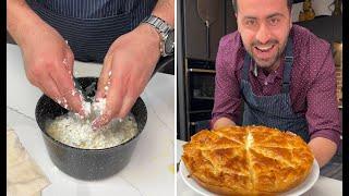 [Traditional Tiropita - Greek Feta Pie] تيروبيتا | أكلة يونانية لقيتها في محل بلندن وجبتلكم طريقتها