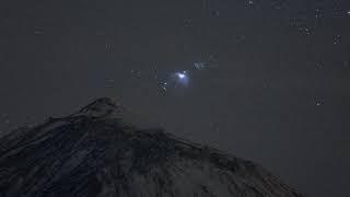 Orion setting above Mt. Teide