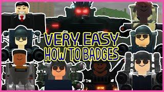 Roblox - [UPDATE P2] How to get Badges in Galaxy Skibidi Toilet RP