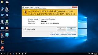 How to Disable “Do you want to allow the following program…” in Windows PC 10/8.1/7