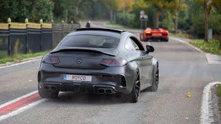 RENNtech Mercedes C63 S AMG Coupe - LOUD Revs & Accelerations !