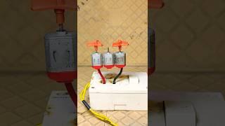 What will happen when 3 volts run the motor on 220V #electrical #experiment #science