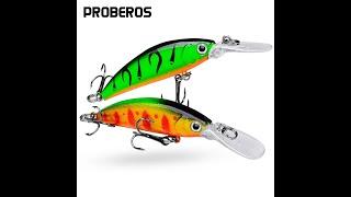 PROBEROS Sinking Minnow Bait 7cm 5.5g Trolling Fishing Lure