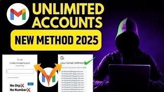 How to create unlimited gmail account in 2025 || create unlimited gmails new method 2025