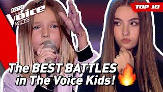 TOP 10 | The BEST BATTLES in The Voice Kids ever!  (part 2)