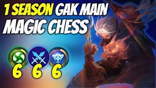 1 SEASON GAK MAIN MAGIC CHESS MOBILE LEGENDS !!!