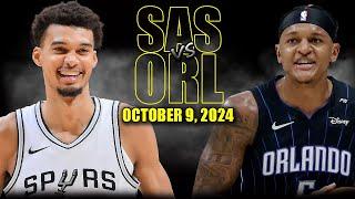 San Antonio Spurs vs Orlando Magic Full Game Highlights - October 9, 2024 | 2024 NBA Pre Season