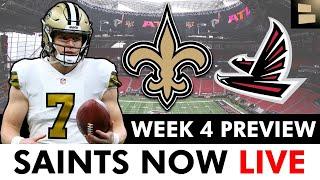 Saints Now LIVE: LOADED Injury Report Ahead Of NFL Week 3 + Saints vs. Falcons Preview