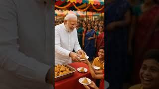 “Trump & Modi Run Indian Street Food Stall!”-#funny#viral#trending#food#usa#shorts#modi#trump