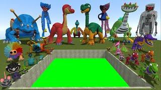 TOXIC HOLE ALL DINO TOY POPPY PLAYTIME 4 FAMILY SPARTAN KICK in Garry's Mod !