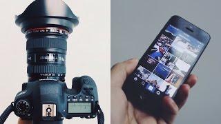 DSLR WiFi, VSCO Cam and Instagram Workflow - Photography Tutorial