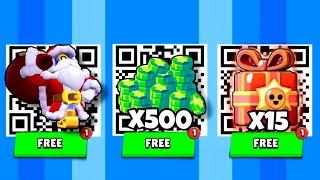 FREE!  x15 RANDOM GIFTS  FREE GEMS | BRAWL STAR QR CODE 2024 | BRAWL STARS NEW UPDATE