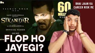 Sikander  Flop Hogi?,| Bhai ka Career Risk me hai |Salman Khan | Rashmika M | Reaction UK06 |