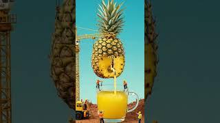 natural juice... #tinyworkers #miniatureworld #aianimation #fyp