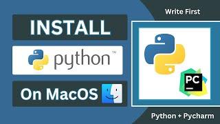 Install Python on MacOS | Setup python and Pycharm on Mac