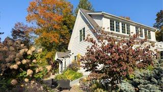 A beautiful autumn garden stroll 