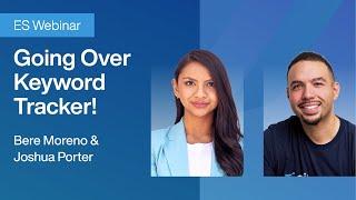 Going Over Keyword tracker | Elite Seller Webinar