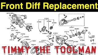 Front Differential Replacement (3rd Gen 4runner or 1st Gen Tacoma) (Part 1)