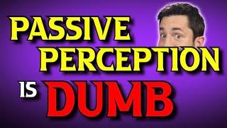 STOP Using Passive Perception Wrong! D&D Passive Scores