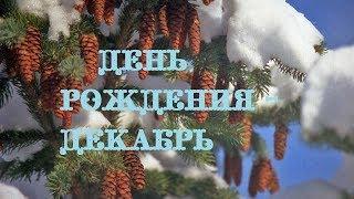 День рождения   декабрь  Видео поздравление