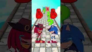 POV Epic Kiss or Punch Run: Sonic vs. Knuckles Day 33 Challenge! #SonicTheHedgehog #Sonic