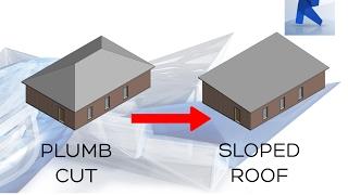 REVIT 2017 | SLOPED ROOF - CREATE A SLOPED ROOF EASY