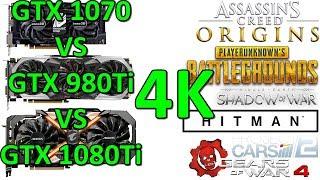 GTX 1070 vs GTX 980Ti vs GTX 1080Ti- 4K /Ultra /2018