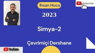 Çevrimiçi Dershane- İhsan Hoca ileTYT Kimya- Simya-2 (2023)