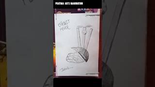 Cricket Fever Caught on Paper  #CricketFever #PencilSketch #SportsArt #CricketLovers #SketchReel