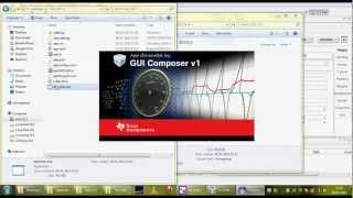 Creating GUI using Code Composer Studio and MATLAB