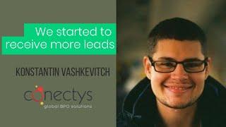 SEO for BPO - Conectys's Global Digital Marketing Manager Konstantin Vashkevitch Testimonial