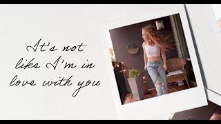 LEW - Not Like I'm In Love With You (Official Lyric Video)