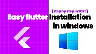 How to install flutter in Windows 11 in 2025! | Victor