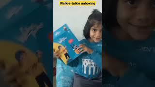 walkie talkie unboxing || toys unboxing
