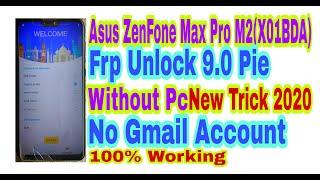 Asus Zenfone Max Pro M2(X01BDA)9.0 Frp Bypass 2020 Without Pc||No Gmail||Bypass Google Account