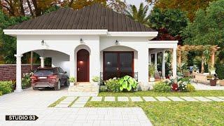 Stunning Small House Design  15.5 x 11.4 Meters ( 155.21 sqm )-With Floor Plan