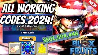 ALL ️ NEW WORKING CODES 2024 | BLOX FRUITS CODES | ROBLOX BLOX FRUITS CODES