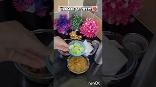Day-49/100 Husband's lunch box ️#foodvlog#cooking#lunchbox#foodshorts#easyrecipe#karela#aalu#recipe