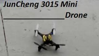 JunCheng 3015  Mini Drone quadcopter flying in Heavy Wind and Snow