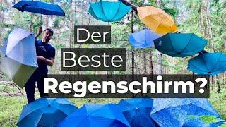 12 Regenschirme im TEST - LEICHT und STABIL (Trekkingschirme)