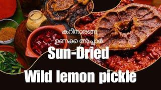 കറിനാരങ്ങ ഉണക്ക അച്ചാർ | Sun-dried wild lemon pickle  | Recipes | Sarang Family | Dakshina