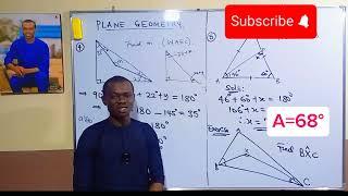 Geometry of Triangles | Plane Geometry | All Theorems In Traingles