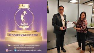 Kelp PoSH Awards 2024: ABC Consultants Sets Benchmark in Workplace Safety & Inclusivity