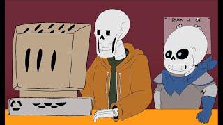 **REMASTERED** Underswap Sans and Papyrus React to Undertail