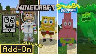 Minecraft: Spongebob Add-On - Showcase | Minecraft Bedrock Add-On